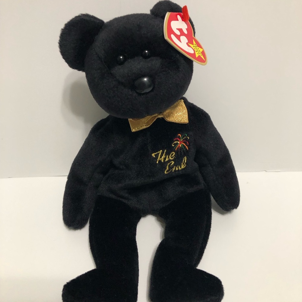 Ty Beanie Baby The‎ End 1999 Y2k Millennium Teddy Bear.